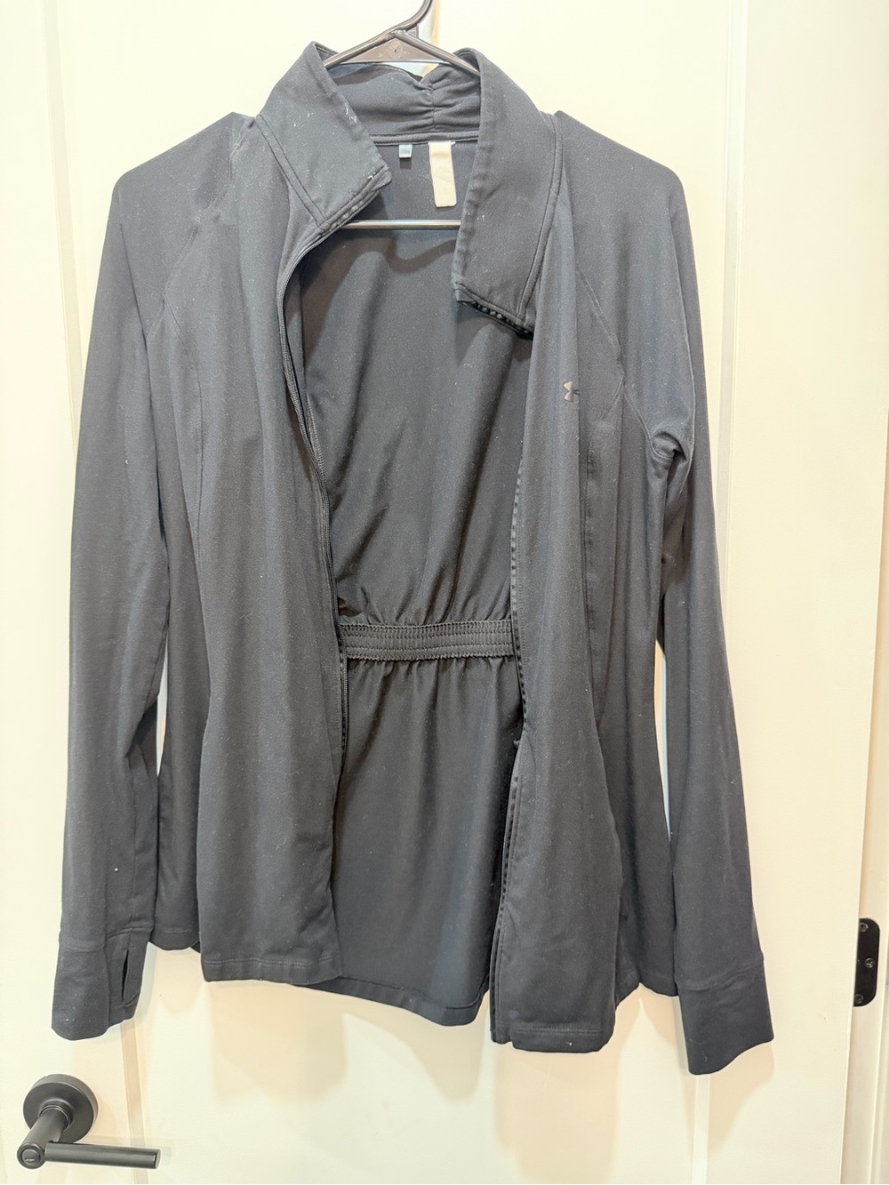 Under Armour Women's Black Lightweight Zip-Front Utility Jacket